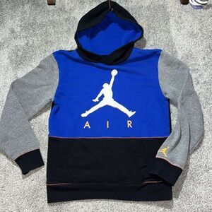 Jordan Air New York Mets Colors Swingman Jumpman Hooded Hoodie Youth Kids L